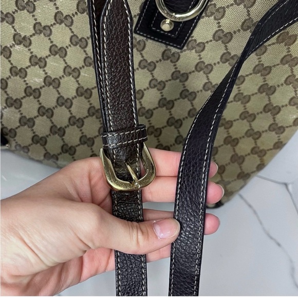 Sale ‼️Gucci Tan and Brown Monogram Shoulder Bag - Picture 10 of 15